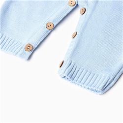 Комбинезон вязаный детский MINAKU, рост 74-80, голубой