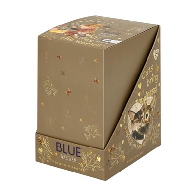 Ручка гелевая "UniWrite.ЛЮБОВЬ, КАК ОНА ЕСТЬ" 0.5 мм синяя 20-0373/04 Bruno Visconti