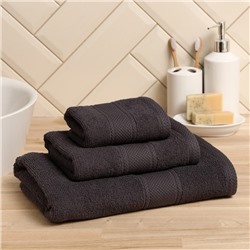 Полотенце махровое Love Life Twined, 50×90 см, цвет серый, 100% хлопок, 420 г/м²