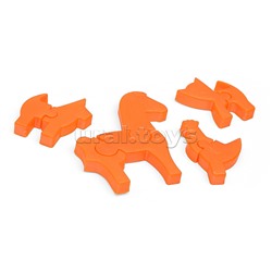 Конструктор блочный из 157 элементов