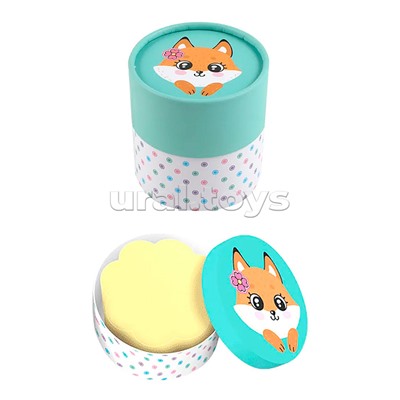 Блок бумажный для записей "Cute. Fox" 70x70 мм, 700 листов, пастельный