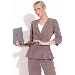 Жакет Фламинго (полоска/мокко)