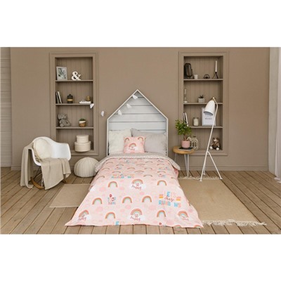 Покрывало 1.5-спальное «Этель» Pink Rainbow, 145×210 см, хлопок 100%