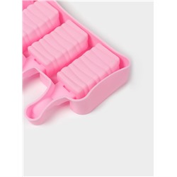 Форма для мороженого «Венеция», силикон, 19.3×11×2.4 см, 4 ячейки (5.5×2.9 см), МИКС