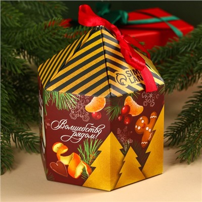 Подарочный набор «Верь в чудеса»: чай чёрный, вкус: глинтвейн, 50 г, кружка 300 мл., носки 36 - 39 размер