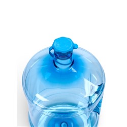 Бутыль для кулера, 18.9 л, ПЭТ, многооборотная, с ручкой, с пробкой