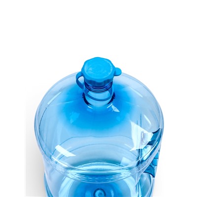 Бутыль для кулера, 18.9 л, ПЭТ, многооборотная, с ручкой, с пробкой