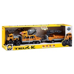 Машина "Прицеп с обратной тягой" 1:43 в коробке