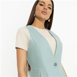 Жилет приталенного силуэта, Стильное комьюнити (мята)