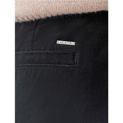 Юбка из эластичного микро-вельвета