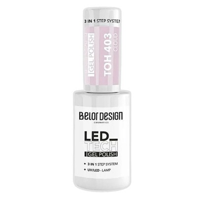 БЕЛОР ДИЗАЙН Гель для ногтей LED TECH  №403 светло-розовый