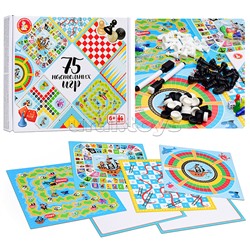 Набор настольных игр "75 настольных игр"