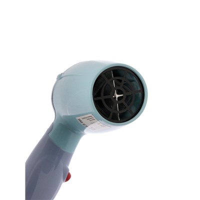 Фен Luazon LF-23, 800 Вт, 2 скорости, 2 режима, складная ручка, голубой