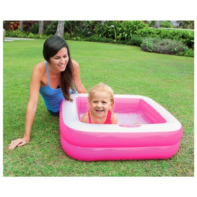 УЦЕНКА Бассейн надувной INTEX «Малыш» 57100NP, 85×85×23 см, от 1-3 лет