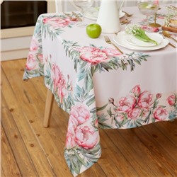 Скатерть «Доляна» Peonies flowers, размер 145×180±3 см