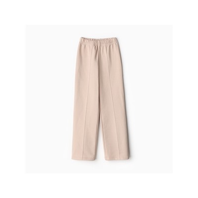 Брюки для девочки MINAKU, бежевые, рост 134 см