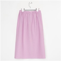 Полотенце банное Этель «Парео» с карманом 80×140 см цв.нежная лаванда, 100% хл, вафля 240 г/м²