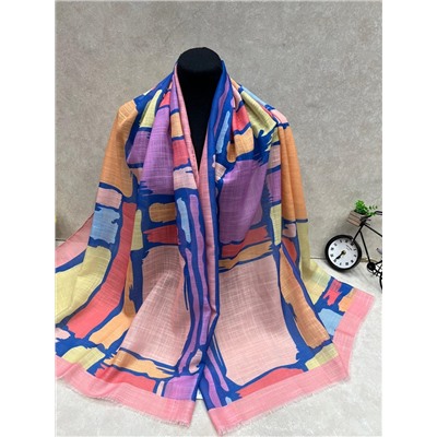 Легкий платок на голову и шею, мультицвет