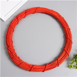 Кольцо для изготовления ловца снов «Красный», d=30 см, ротанг