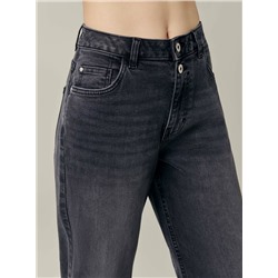 Mom Fit CONTE CON-664 Джинсы mom с эффектом потертости и застежкой на две пуговицы