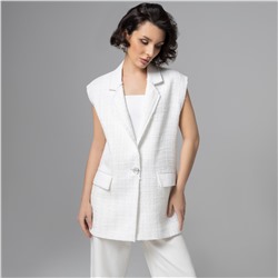 Жилет , в котором выглядишь дорого, Карьерный взлет (античный белый)