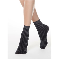 Полиамидные CONTE FANTASY Носки в полоску с люрексом