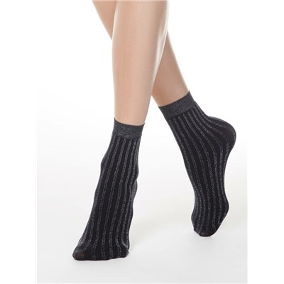 Полиамидные CONTE FANTASY Носки в полоску с люрексом