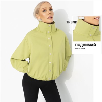 Ветровка с карманами, Поцелуй ветра (оливка)