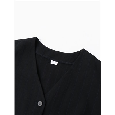 Платье оверсайз миди женское MINAKU: Modern classic, темно-синее, размер 48