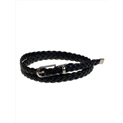 Ремень женский из искусственной кожи , цвет черный