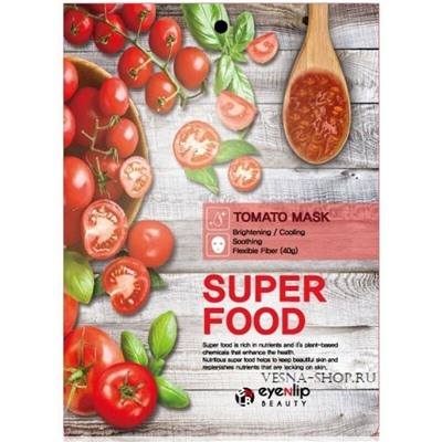 Eyenlip Маска-салфетка с экстрактом томата Super Food Tomato Mask