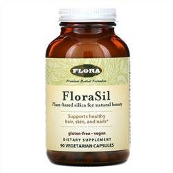 Flora, FloraSil, 90 вегетарианских капсул