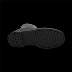 Ботинки из натуральной кожи на меху KY-63-028 черные