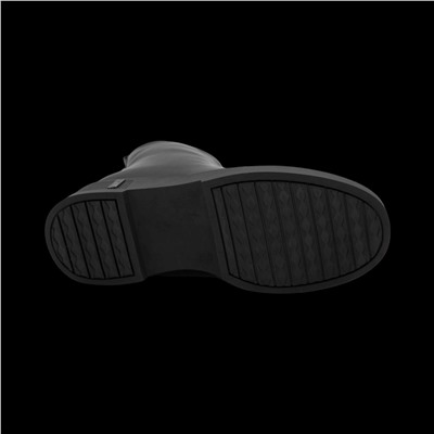 Ботинки из натуральной кожи на меху KY-63-028 черные