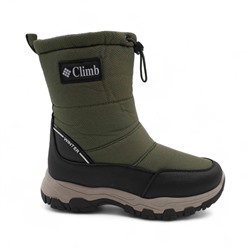 Сапоги мембранные на меху 1802-9 зеленые п/п