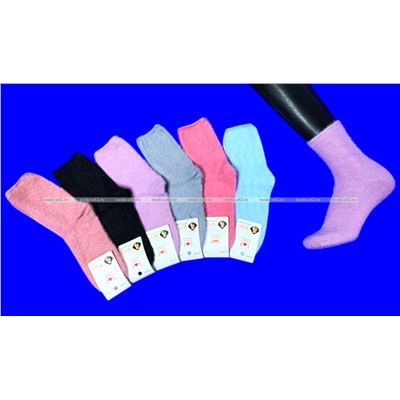 3 ПАРЫ - Термоноски ангора шерсть из меха куницы арт. 3400