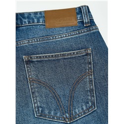 Актуальная коллекция CONTE CON-814 Синие джинсы relaxed mom с эффектом потёртостей