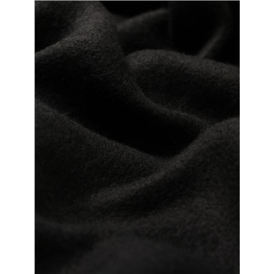 Плед флисовый «Экономь и Я», 150×130 см, чёрный, флис 160 г/м²