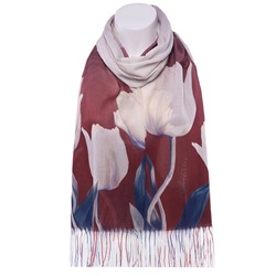 Палантин D2323 Тюльпаны