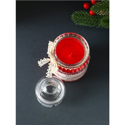 Ароматическая свеча в банке «Глинтвейн и гранат», 45 ч