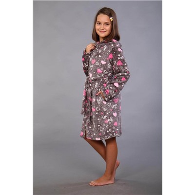 Халат "Пушинка" (Серый)