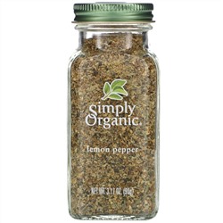 Simply Organic, Лимонный перец, 90 г (3,17 унции)