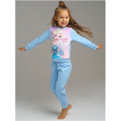 Комплект с принтом "Холодное сердце" для девочки: толстовка, брюки