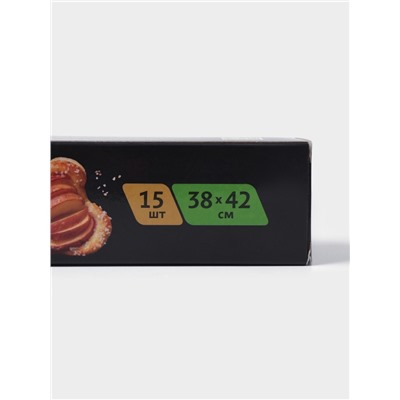 Бумага для выпечки силиконизированная Gurmanoff, 38×42 см, 15 листов, пергамент, белая