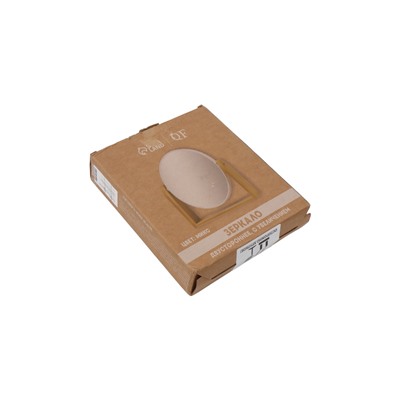 УЦЕНКА Зеркало настольное овал (2) с/увел BAMBOO 14,2*17,6/18*20,8см бамбук QF