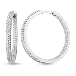 Серьги из серебра куб.циркон., МЦВ2019