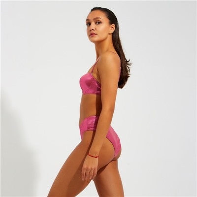 Купальник женский раздельный MINAKU перламутровый цвет розовый, размер 42