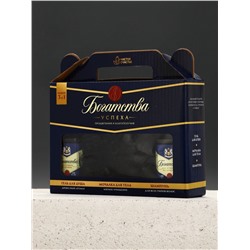 Подарочный набор мужской «Богатства», гель для душа, шампунь для волос, мочалка, Чистое счастье