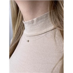 Колье из серебра с культивированным жемчугом родированное (на леске) 925 пробы 441-10-106р-01