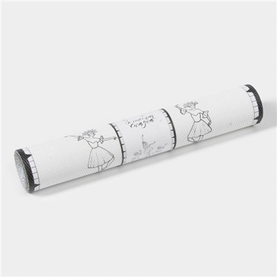 Дорожка новогодняя на стол Доляна «Волшебная сказка», сервировочная, 180×30 см, белая